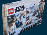 a box with a lego star wars set in it