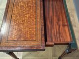 a small table with a drawer on top of it