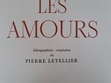 the cover of a book with the title of the novel les amours