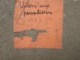 a piece of paper with writing on it with a bird on it