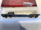 a box with a train on it sitting on a table