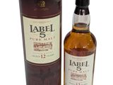 une bouteille de whisky single malt Labell's de 12 ans d'âge