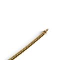 a close up picture of a screw on a white background