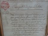 a picture of a picture of a document on a table