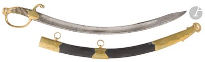 three different types of swords are displayed on a white surface