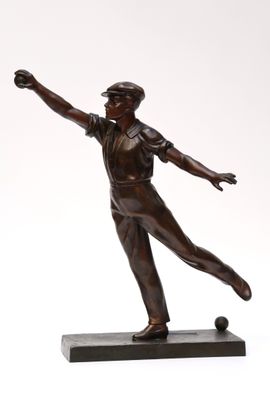 GREGOIRE (XXème siècle) Le joueur de pétanque