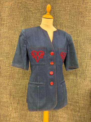 Guy LAROCHE : veste en jean taille 42
