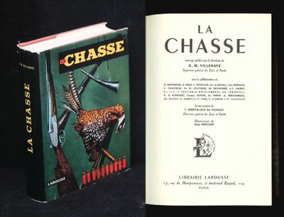 La Chasse, Librairie Larousse 1954, 1 vol fort in12 rel pl t…