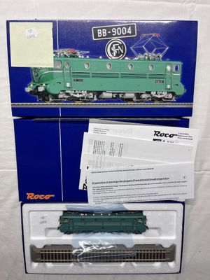 -Locomotive BB 9004 SNCF en coffret avec rails de présentation – Réf 6 - Photo 1