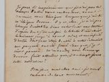 une lettre manuscrite du président des états-unis
