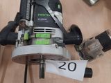 a circular router on a table with a number 20 on it