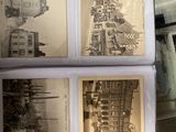 four old photos of a street in the middle of a book