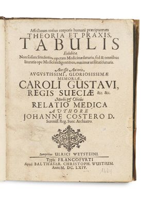 an old book with a black and white image of the title of a book