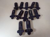 a lot of clips that are on a table