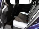 the back seats of a car with a seat belt in a car