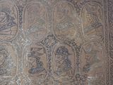 carvings on a wall of a building in india