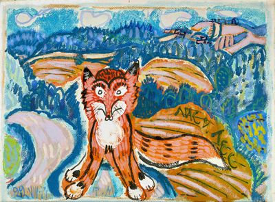 TATIANA MAVRINA (1900-1996) Fox and forest