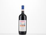 a bottle of red wine sitting on top of a table