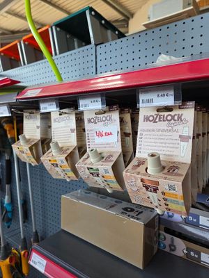 a lot of items on the shelves in the store