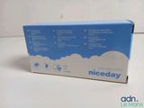 a box of niceday products on the table