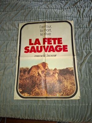 la fête sauvage. Affiche 60 x 80 cm