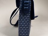 navy blue cell phone case with a fish pattern