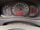 a close up of a car dashboard with a speedometer