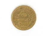 an image of a gold coin on a white surface