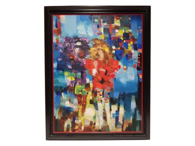 Ludmila SADIKOVA (XXème) - Sans titre - Huile sur toile sign…