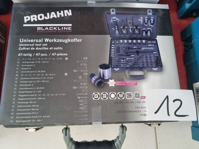 a box of tools on display for sale at a store