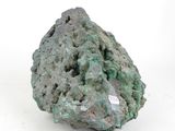 an image of a piece of green rock with a tag on it