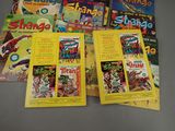 a lot of comics that are on the table