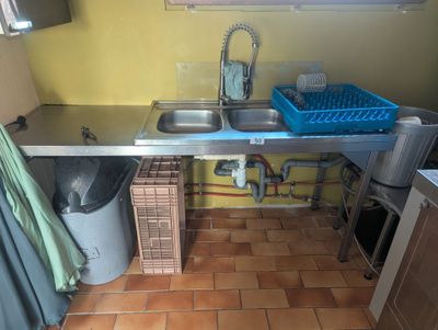 PLONGE deux bacs avec douchette