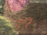 a picture of a painting on the wall of a room