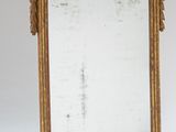 an image of a gold framed mirror with birds on it