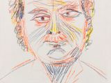 une image représentant un dessin d'un homme sur lequel est peint un visage