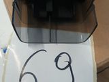 a picture of a sign on a table with a printer on it