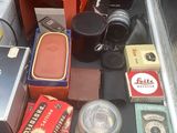 many different types of items in the trunk of a car