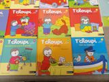 many children ' s books that are on the table