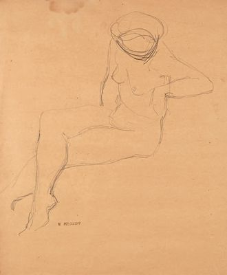 l'image d'un dessin représentant une femme assise sur une chaise
