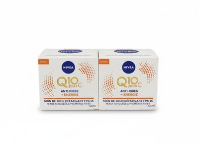 Crème anti-rides Nive Q10, lot de 2