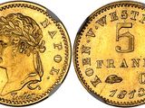 an image of a gold coin with a woman ' s head on it