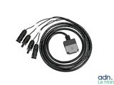 an image of a black and white photo of a usb cable