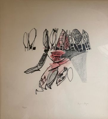 un dessin représentant un avion sur lequel sont posées plusieurs paires de ciseaux