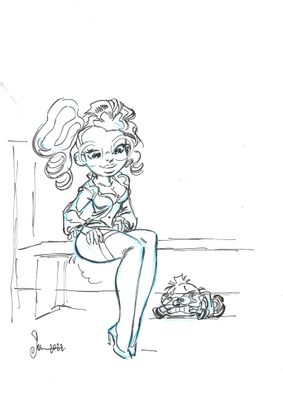 DAN VERLINDEN né en 1972. Mademoiselle chiffre et petit spir…