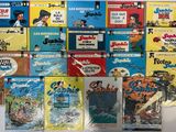de nombreux livres pour enfants exposés sur le mur