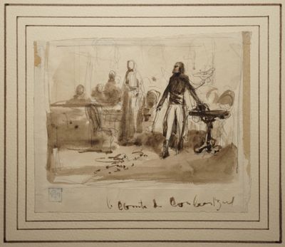 RAFFET Auguste Denis, 1804-1860, Bonaparte chez le comte de …