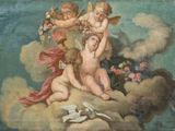 une image représentant un tableau de chérensils sur un nuage