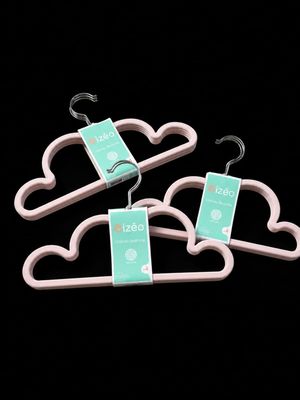 Lot de 56 cintres feutrine antiglisse Izéo