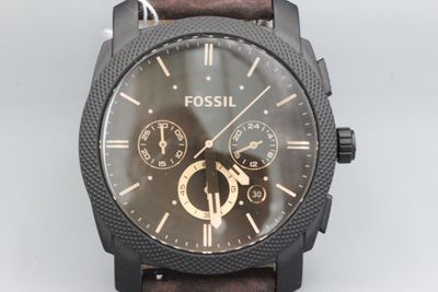 FOSSIL. Montre d’homme chronographe en acier noirci à trois …